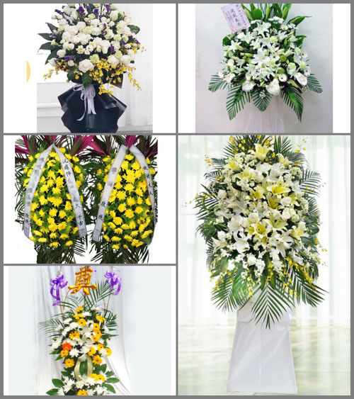 江苏南京-区龙袍街道团结村白事花篮预定